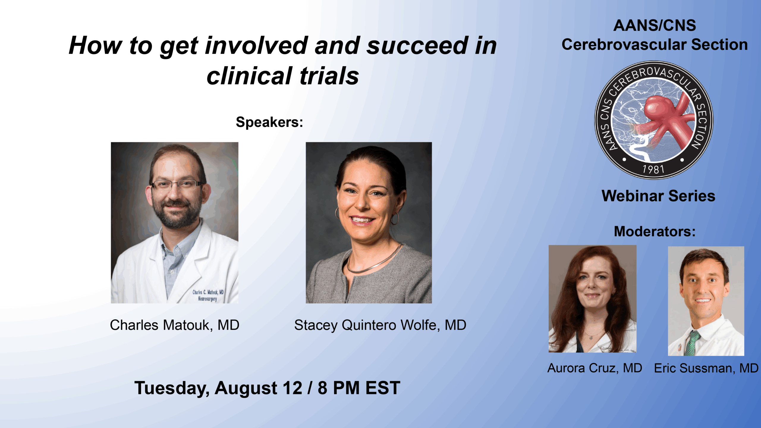 August 2025 Webinar Flyer